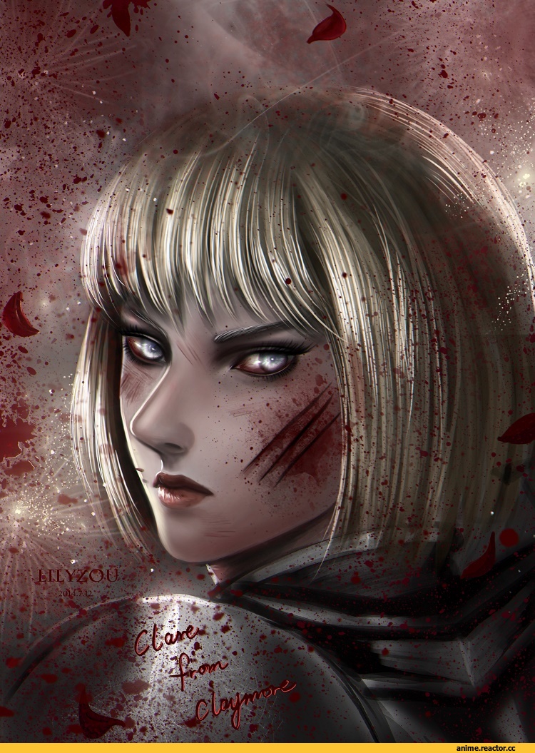 Claymore, Clare, арт барышня, красивые картинки, Anime