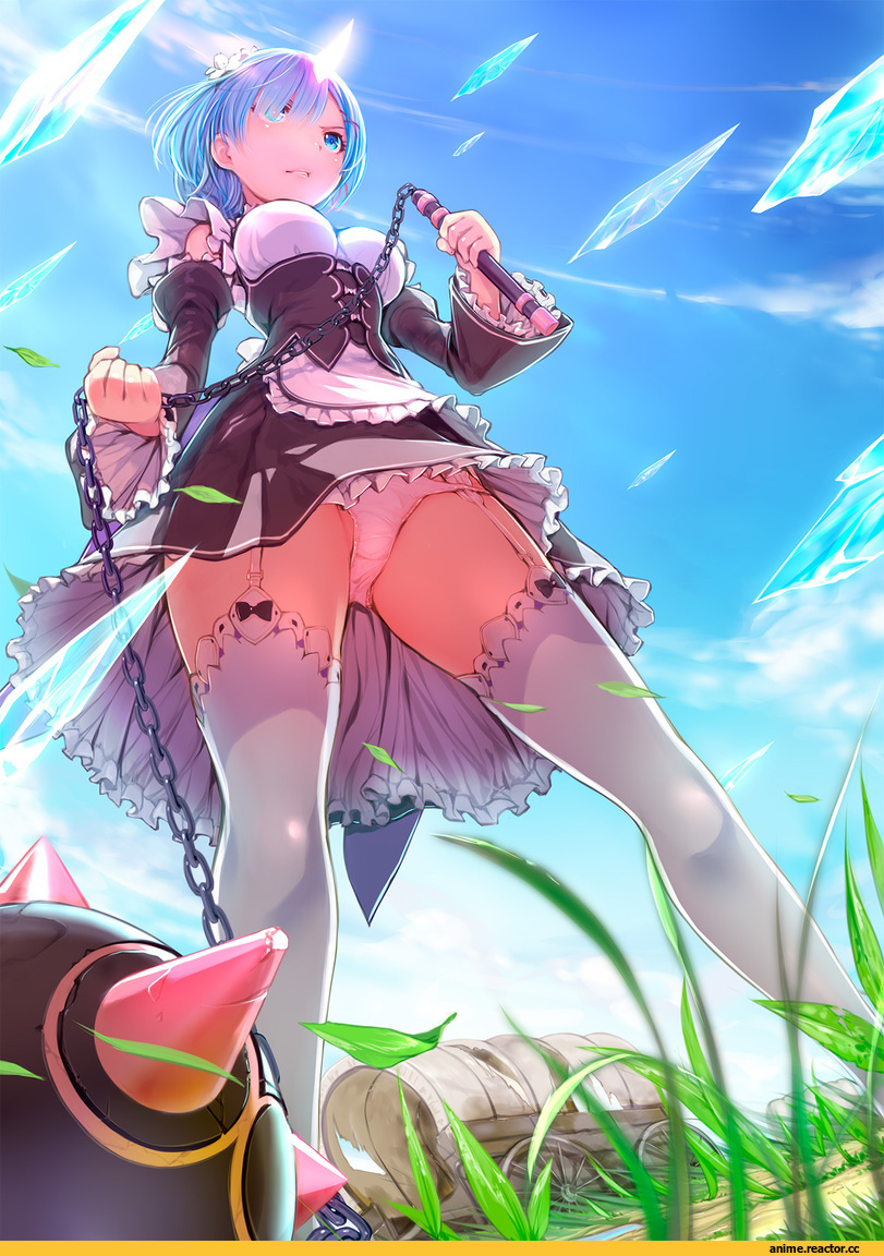 Mikazuki Akira, Anime Art, artist, Rem (re zero), Re Zero Kara Hajimeru Isekai Seikatsu, Anime Ero Pantsu, Anime Ero, Anime