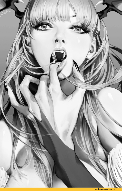 art барышня, красивые картинки, Anime Art, Darkstalkers, Morrigan Aensland, Anime