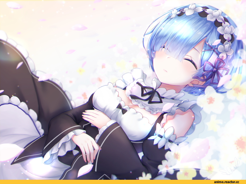 chiutake mina, Anime Art, artist, Rem (re zero), Re Zero Kara Hajimeru Isekai Seikatsu, Anime