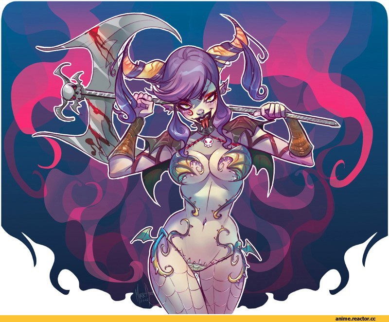 арт барышня, красивые картинки, Monster Girl (Anime), Anime Art, Demon Girl (Anime), Anime